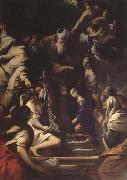 TESTA, Pietro The Presentation of the Virgin in the Temple oil painting